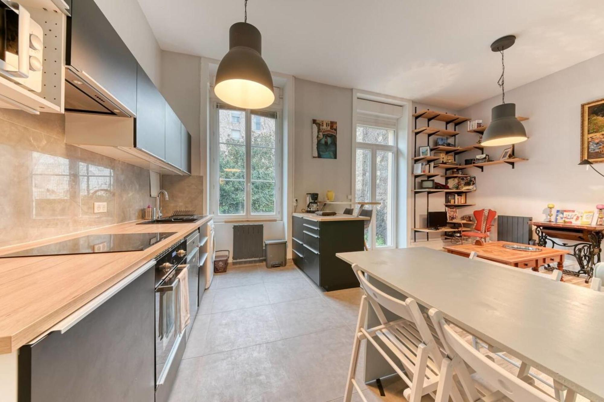 Le Garden City - Bel Appartement Avec Jardin Prive Villeurbanne Exterior foto