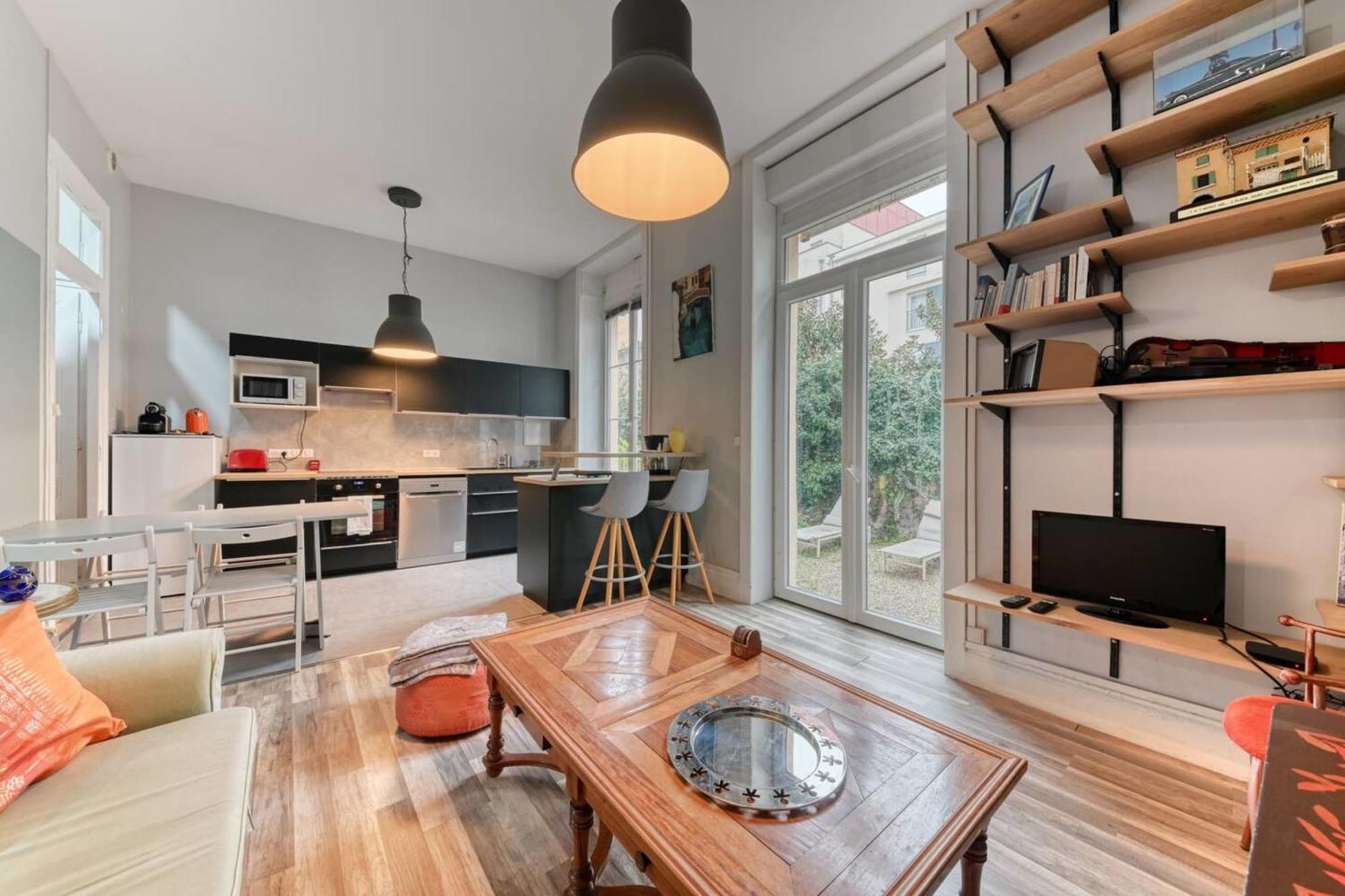 Le Garden City - Bel Appartement Avec Jardin Prive Villeurbanne Exterior foto