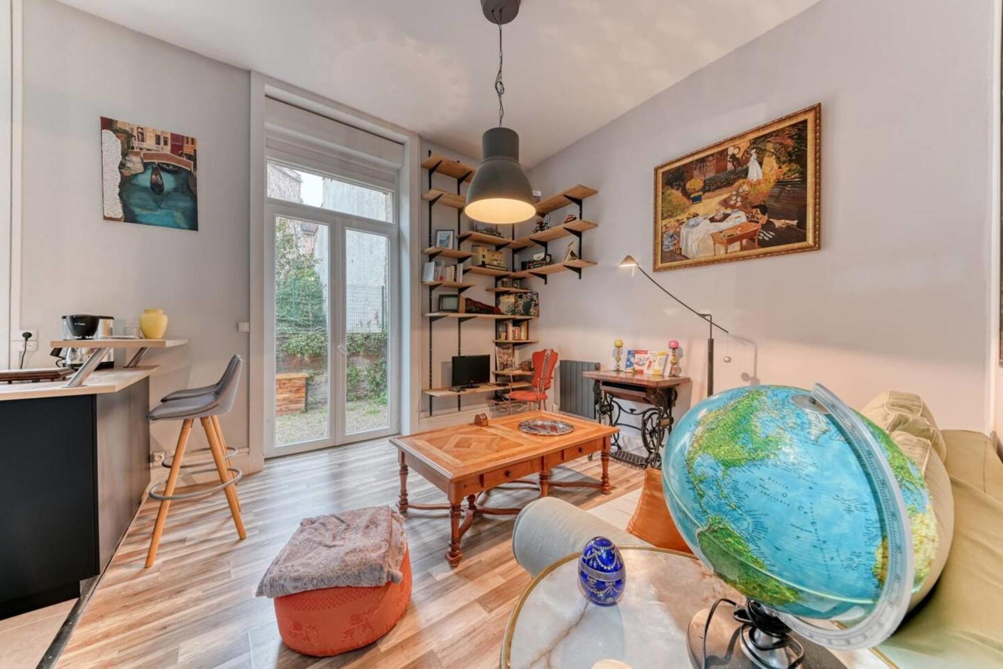 Le Garden City - Bel Appartement Avec Jardin Prive Villeurbanne Exterior foto
